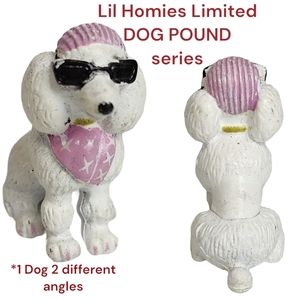Homies Dog Pound Fifi, Poodle series 2 2006 collectible miniature figurine dog